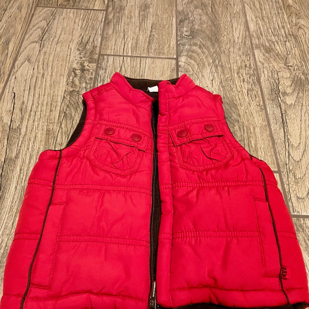 Gap boys toddler 18-24 months reversible vest